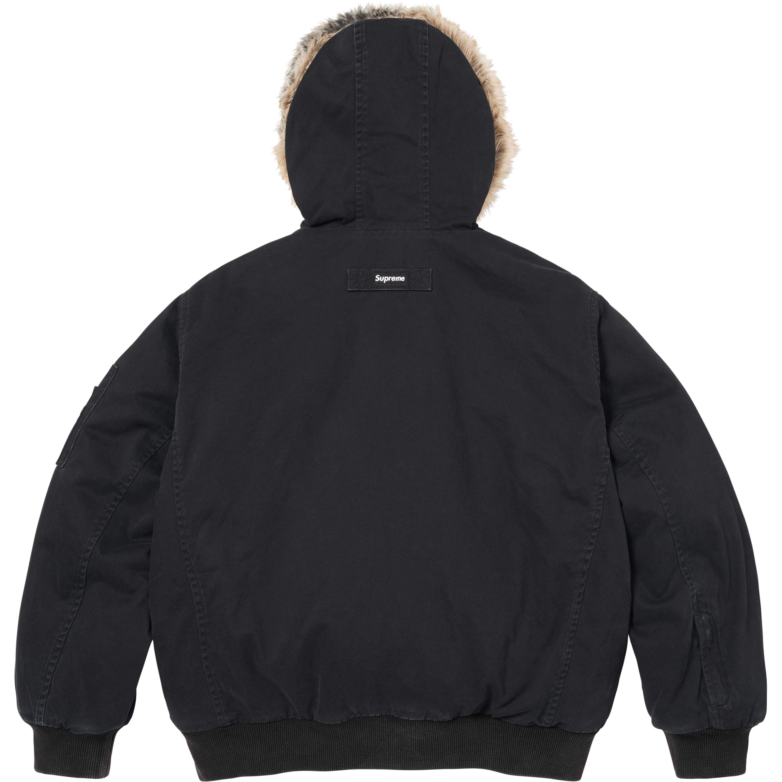 Reversible Faux Fur Hooded Work Jacket view 59
